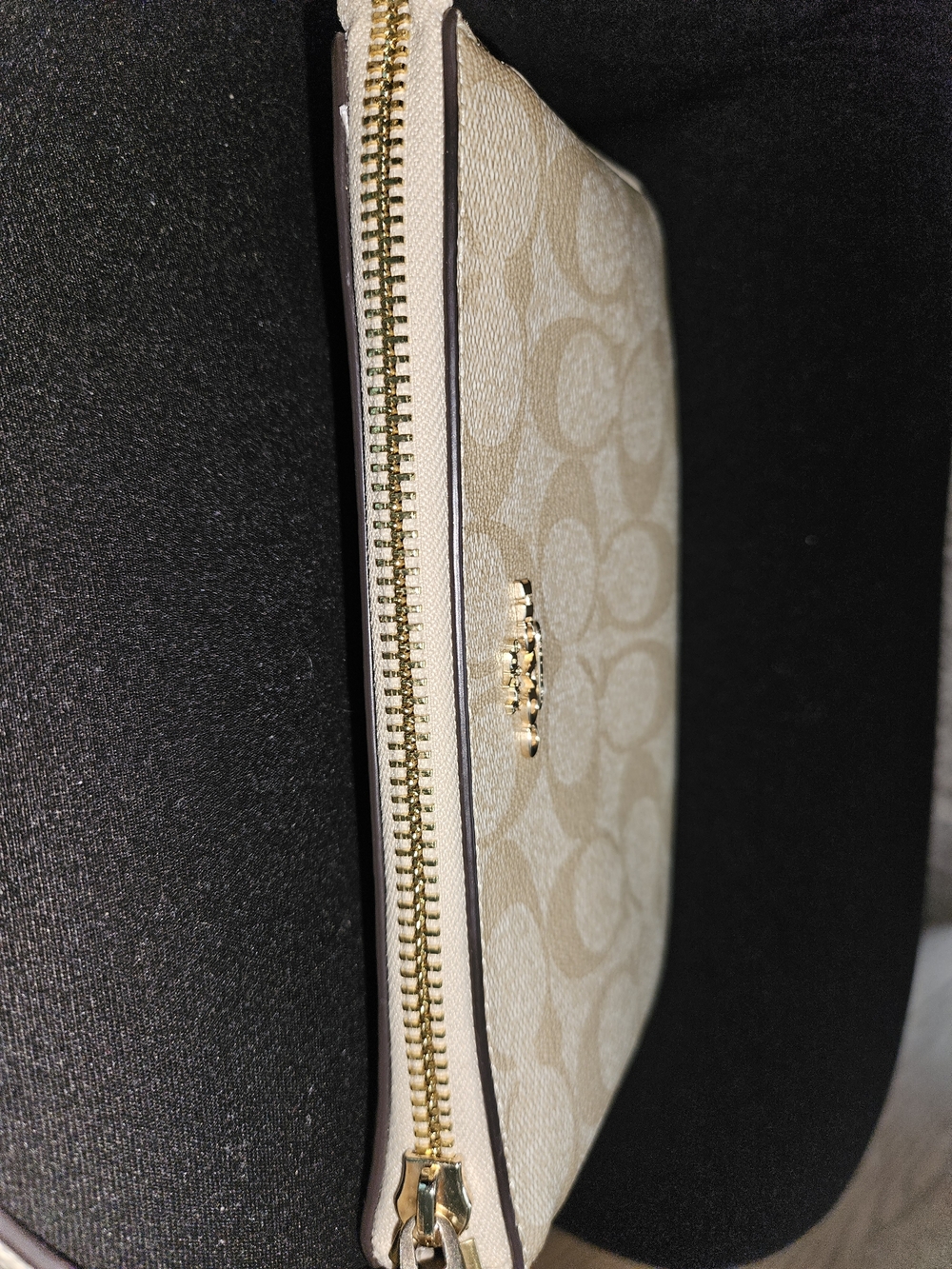Coach Nolita Cream Signature C mini Bag with Gold Hardware - Picture 9 of 12